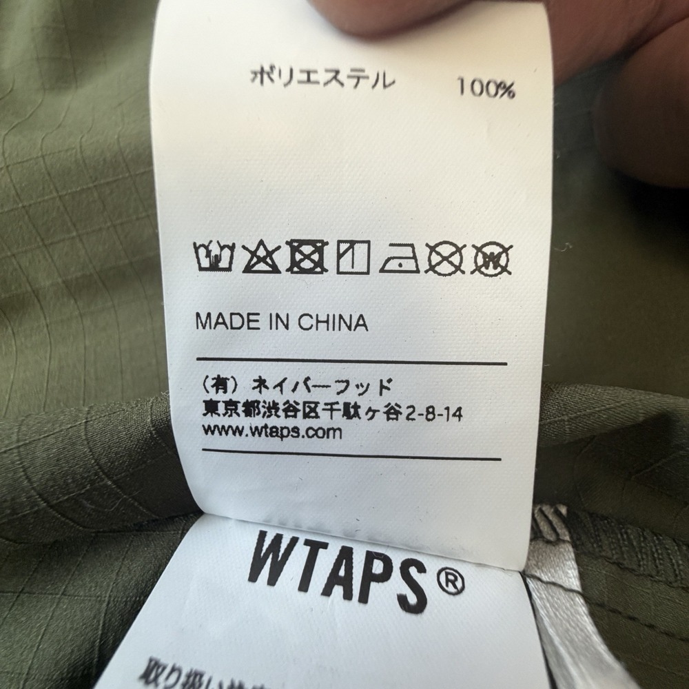 WTAPS x Oakley Keys Ripstop Jacket Men's‎ Large Olive Green Full Zip Tactical - Picture 14 of 16
